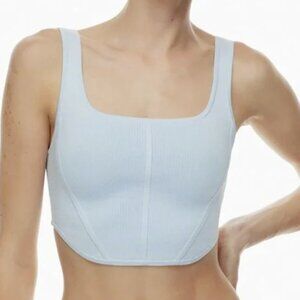 Aritzia Babaton Sculpt Knit Bustier Crop Top